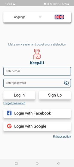 Jak gospodarz lub kierownik obiektu mogą utworzyć konto Keep4U